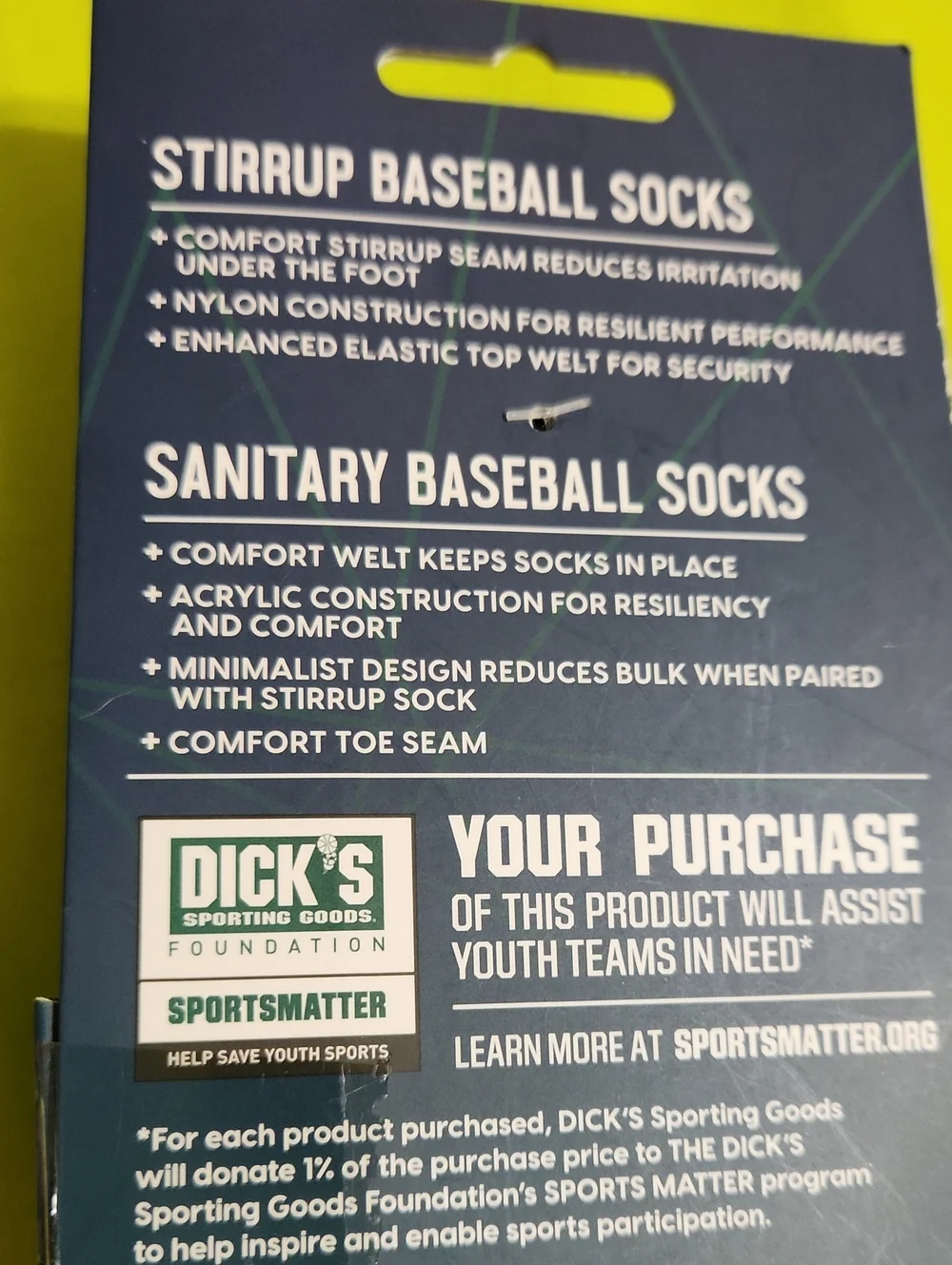 DSG Navy Stirrup Socks & Sanitary Sock baseball Softball Combo Pack XS